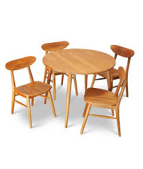 Amelia Teak Dining Table This Amelia Dining Table Is One Round Table With Four Pencil Legs Which Comple Teak Dining Table Modern Dining Chairs Dining Table