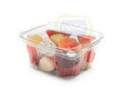 Plastic Tamper-evident Fruit & Salad Containers, Type: Disposable,  Capacity: 500 mL