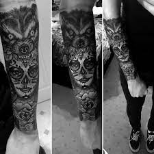 Maybe you would like to learn more about one of these? Day Of The Dead Wolf Headdress Tattoos Wolf Headdress I Tattoo