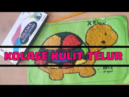 4 sketsa gambar kelinci untuk kolase. Kolase Kulit Telur Youtube