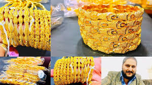 Latest 5 Gold Bangles Designs 3 Set Rp 2 Piece Antique Gold Bangles 21k Today Gold Rate 67000 In Pkr Youtube Gold Bangles Design Gold Bangles Bangle Designs
