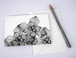 Flower Card Birthday Card Minimalist Birthday Card Greeting Card Blank Card For Friend Flower Cards Birthday Cards Cards