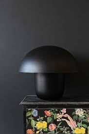 Mushroom Table Lamp Black From Rockett St George Eclairer