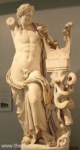 Apollo was the god of poetry, prophecy, arts and music, sun and justice. Apollo Ancient Greek Statue
