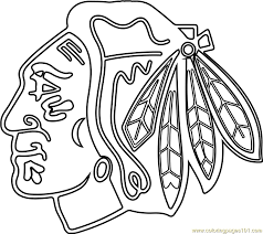 The unofficial chicago blackhawks edition is no way affiliated with the chicago blackhawks. Chicago Blackhawks Logo Coloring Page For Kids Free Nhl Printable Coloring Pages Online For Kids Coloringpages101 Com Coloring Pages For Kids