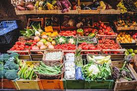 Italian Shop Selling Fruit And Vegetables By Giorgio Magini For Stocksy United Fruits And Vegetables Vegetables Food Market