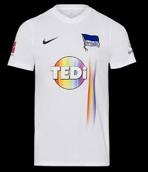 Buy the official hertha berlin home & away kit, plus training kit and personalise with your own name and number. New Hertha Berlin Diversity Jersey 2019 Hertha To Wear Rainbow Kit Against Leverkusen Football Kit News
