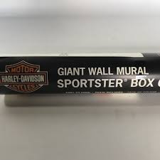 Highest quality removable wallpapers & murals. Giant Harley Davidson Sportster Box Car Wall Mural Measures 9 X 6 When Installed Item 040 Look What I Found