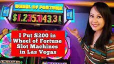 I Put $200 in WHEEL OF FORTUNE Slot Machines in LAS VEGAS - YouTube