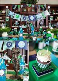 Father S Day Party Ideas A Green Blue Argyle Golf Par Tee Birthday Party Printables Golf Birthday Party Golf Theme Party