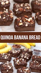 Quinoa Banana Bread Lois Recettesdedesserts En 2020 Recette Dessert Quinoa Au Chocolat Gateaux Et Desserts