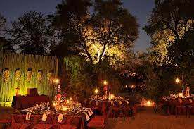 They are great for doors, walls, mantels, windows, yards, gardens, and more! Themed Bush Dinners Dine Under The African Night Sky Sabi Sabi