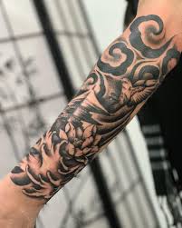 Japanestattoo Blackngreytattoo Neusstattoo Newtattoo Nordrheinwestfalen Tatowiertemanner Tatowiert Korperkunsttattoo Krefeld Monchenglad Tribal Tattoos Tattoos
