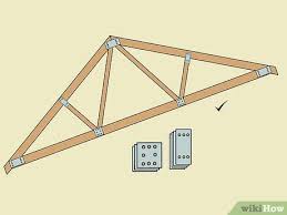 Trusses and rafters are both assembled ahead of being installed onto the roof. How To Build A Simple Wood Truss 15 Steps With Pictures