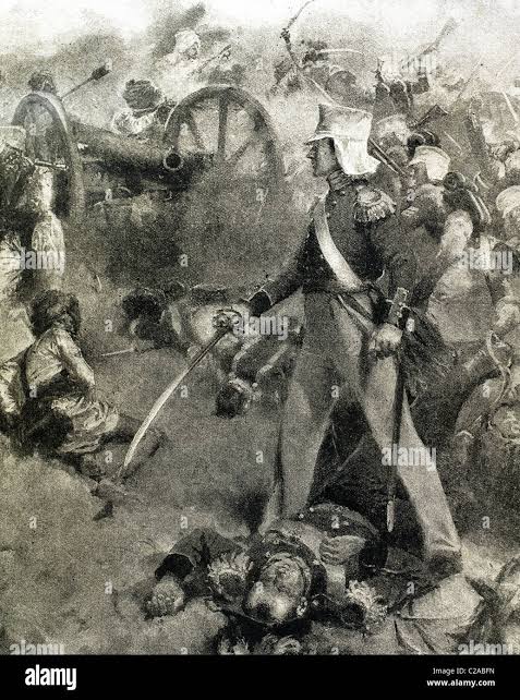 The Second Anglo-Sikh War. It took place in 1848 and 1849, between the Sikh Empire and the British East India Company Stock Photo - Alamy