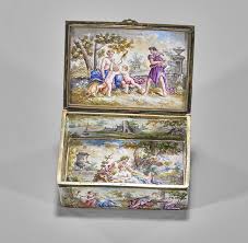 Antique Enamel Silver Box By Hermann Ratzersdorfer Mar 25 2018 I M Chait Gallery Auctioneers In Ca Silver Box Antiques Hermann