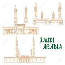 Selain itu terdapat fakta menarik yang bisa menjadi pengetahuan bagi kita. Islamische Kulturerbestatten Von Saudi Arabien Linearen Symbol Fur Religiose Architektur Und Tourismus Design Nutzung Mit Masjid Al Haram Masjid An Nabawi Und Quba Moschee Lizenzfrei Nutzbare Vektorgrafiken Clip Arts Illustrationen Image 57499155