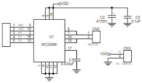5 Amp H Bridge Dc Motor Driver Using Mc33886 Electronics Lab Com