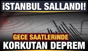 Gelen bir son dakika haberine göre; Son Dakika Istanbul Da Korkutan Deprem Guncel Haberleri Haber7