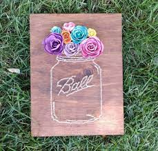 Diy Mason Jar String Art Tutorial With Free Pattern Chaotically Yours