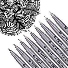 Dating back to ancient egypt, ink drawing has been used over the centuries for many different types of art, from calligraphy to tattooing to art sketches and formal drawings. Generic Dyvicl Black Micro Pen Fineliner Ink Pens Micro Fine Point Brush Tip Nibs Writing Drawing Pens For Artist Illustration Office Documents Scrapbooking Markers Sketching Set Of 9 Dyvicl Black