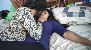 Churidar leggings removal and top only romance sex video by Vaishnavy and  Sharun Raj, Mallu couple hot bedroom romance sex
