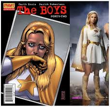 Starlight is a dynamite entertainment character and was created by writer garth ennis and artist darick robertson. Meet Starlight From The Boys Featuring Erin Moriarty Possible Spoilers In Commentary