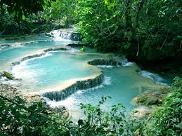 Just Visited The Waterfalls Outside Of Luang Prabang Laos Words Cannot Describe How Peaceful They Are Luang Prabang Waterfall Laos