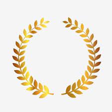 Vector Flat Golden Wheat Border Element Vector And Png In 2021 Circle Borders Ribbon Banner Prints For Sale