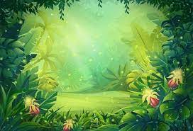 Buy Discount Kate Spring Forest Green Grassland Backdrop For Photography Katebackdrop Cartoon Illustration Spring Forest Jungle Cartoon