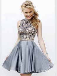 High Neckline Beaded A Line Cocktail Dress Sherri Hill 1965 Homecoming Dresses Pretty Dresses Fancy Dresses
