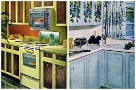Being located near the stove, the sink, and the dish washer causes kitchen cabinet doors to experience larger. 18 Cute Cheap Kitchen Cabinet Facelift Ideas From The 60s 70s Click Americana