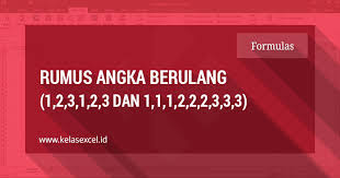 Perhatikan hal ini setelah upgrade ke windows 10 annivesary update. Cara Membuat Nomor Seri Berulang Dengan Rumus Excel