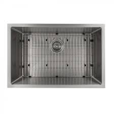 zline srs27 27 inch single basin sink