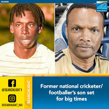 Former St Vincent and the Grenadines goal keeper and wicketkeeper, Elton  Johnson is contented that he never pigeon-holed his son, Andrew Johnson, to  follow in his footsteps, but to make guided choices