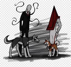 Slenderman Piramit Kafa Kopek Yuruyen Kedi Sibirya Husky Kedi Memeli Hayvanlar Png Pngegg