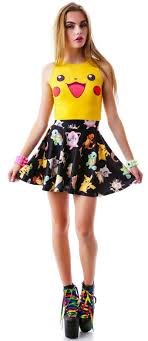 Summer 2015 Pokemon Pattern Crop Top Women Camis Pikachu Charmander Squirtle Print Tank Tops Colorful Sleeveless Tee Vest Geeky Clothes Clothes Fashion