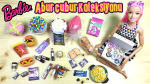 barbie bebek evi esya koleksiyonu abur cubur yiyecek seti barbie turkce izle oyuncak yap youtube barbie bebekler barbie bebek evleri
