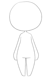 Chibi Base By Plushiepoke In 2020 Chibi Body Kawaii Drawings Chibi Drawings