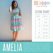 Lularoe Amelia Dress New Mystery Print Nwt