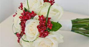 Wedding Flowers Blog August 2012 White Bridal Bouquet White Wedding Flowers Red And White Weddings