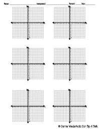 In This Pdf File You Will Find Graph Paper Four Quadrants With Six Graphs To A Page These Coordinate Graph Papers Are Coordinate Graphing Graph Paper Graphing