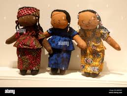 Three Nancy dolls Stock Photo