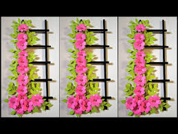 Diy paper flowers, room decoration ideas, how to make beautiful wall hangings at home, cheap and beautiful wall hanging. Wall Hanging Ideas Paper Wallmate Paper Flower Wall D