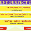 Rumus dan contoh diatas adalah present perfect tense bentuk positif, selain itu present perfect tense bisa. 1