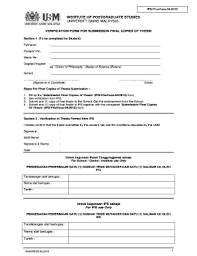 Thesis writing guideline from universiti malaysia pahang. Ips Usm Fill Online Printable Fillable Blank Pdffiller