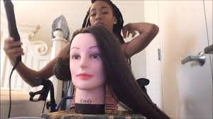 Manufacturers attach long hair to the mannequins so you can use. Cosmetology Mannequin Head With Synthetic Hair From Amazon Review Youtube