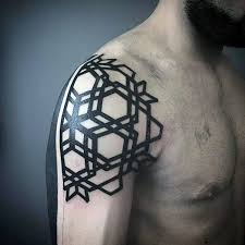 Geometric tattoos have been gaining popularity, and they are a very cool way to make your ink more current. 50 Geometric Arm Tattoo Designs For Men Bicep Ink Ideas