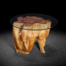 Live edge slab coffee table. Live Edge Teak Root Coffee Table With Burl Decora Loft