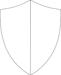 Split Coat Of Arms Clip Art Clip Art Free Clip Art Shield Template